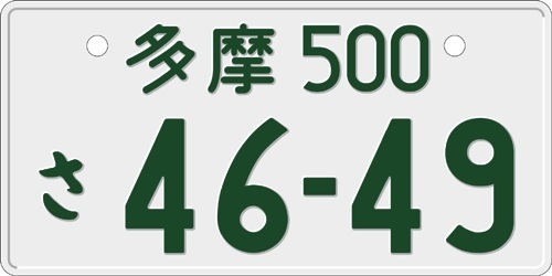 17年最新版 クルマのナンバープレート人気ランキング